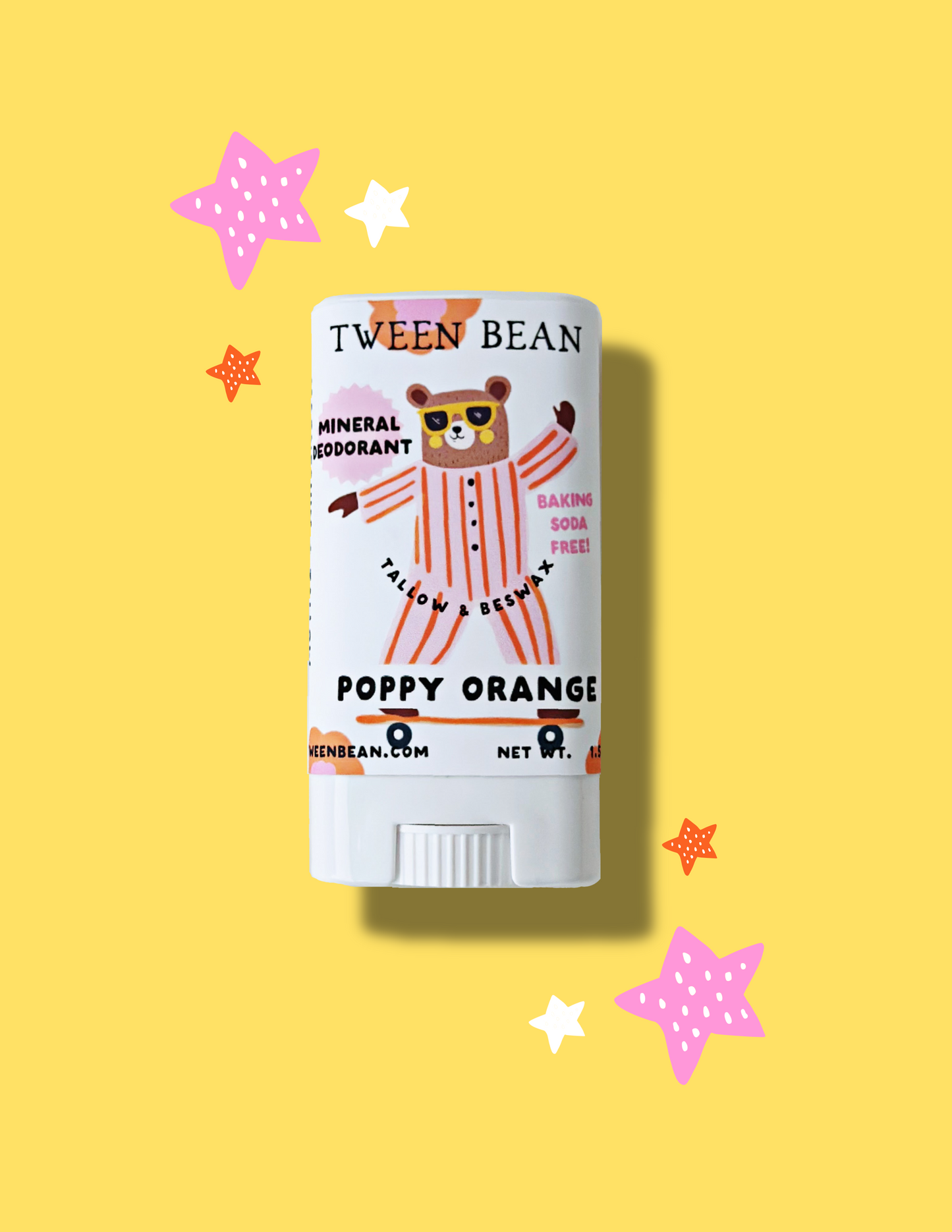 Mineral Deodorant | Poppy Orange