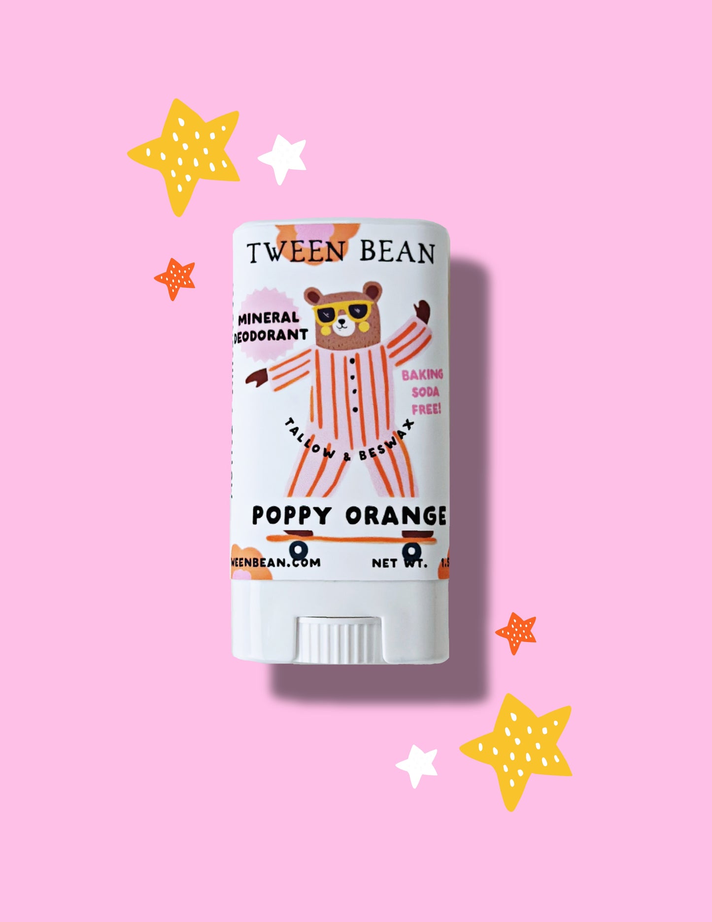 Mineral Deodorant | Poppy Orange